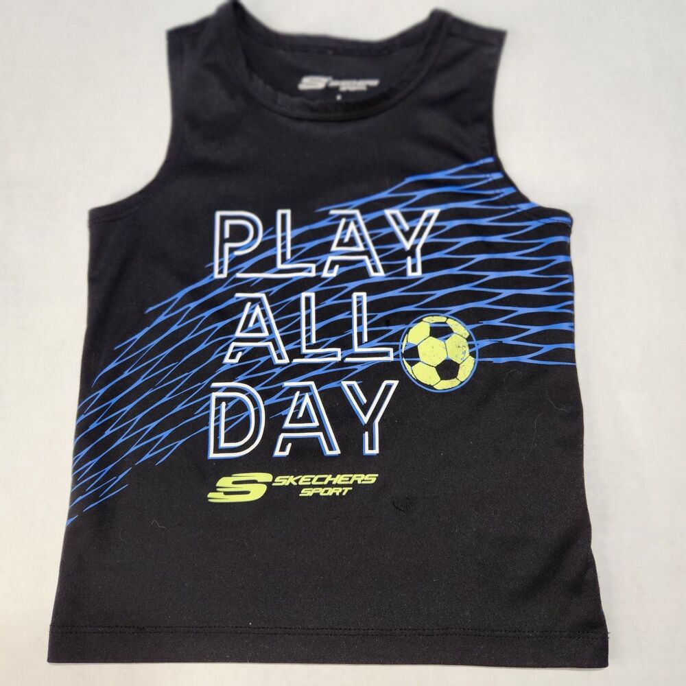 Skechers Sport Graphic Tank Blk. 5